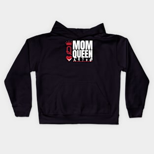 Mom Queen of Hearts Kids Hoodie